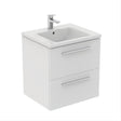 Ideal Standard I.life B  2 Drawers 60cm Wall Hung Vanity Unit Only (Handles sold separately) - T5270DU