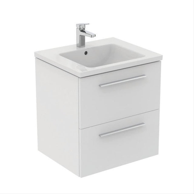 Ideal Standard I.life B  2 Drawers 60cm Wall Hung Vanity Unit Only (Handles sold separately) - T5270DU