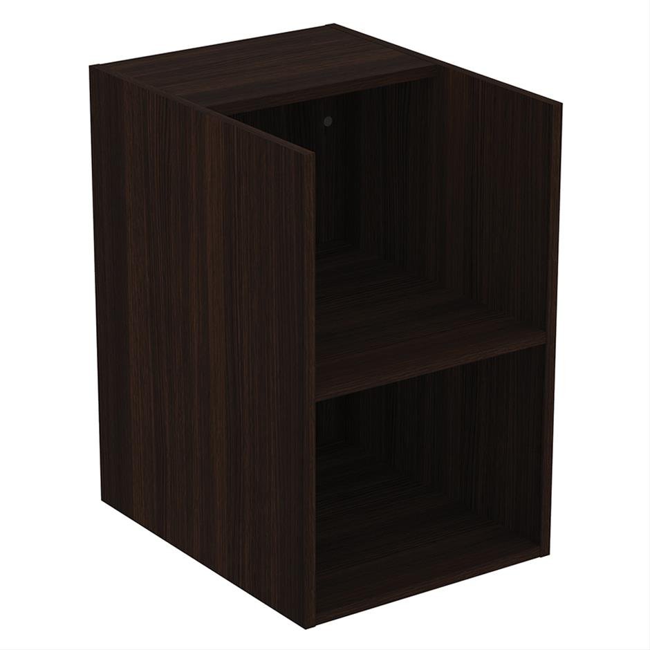 Ideal Standard i.life B 40cm side unit for worktops 2 shelves - coffee oak - T5322NW - TAP 'N' SHOWER