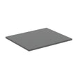 Ideal Standard I.life B 60cm Worktop For Vessel Installation - Quartz Grey Matt - T5281NG - TAP 'N' SHOWER