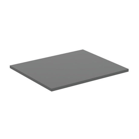 Ideal Standard I.life B 60cm Worktop For Vessel Installation - Quartz Grey Matt - T5281NG - TAP 'N' SHOWER