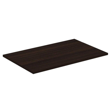 Ideal Standard I.life B 80cm Worktop For Vessel Installation - Coffee Oak - T5282NW - TAP 'N' SHOWER