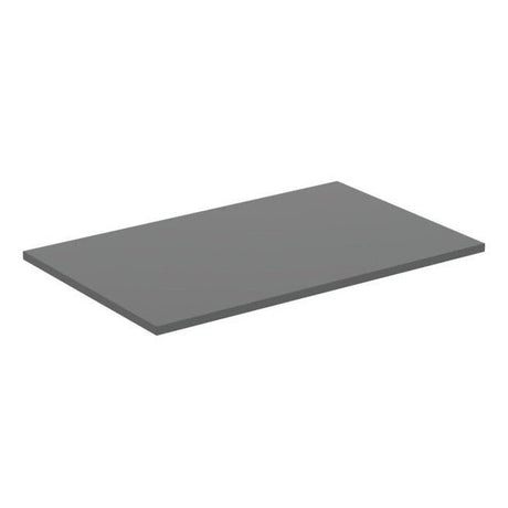 Ideal Standard I.life B 80cm Worktop For Vessel Installation - Quartz Grey Matt - T5282NG - TAP 'N' SHOWER