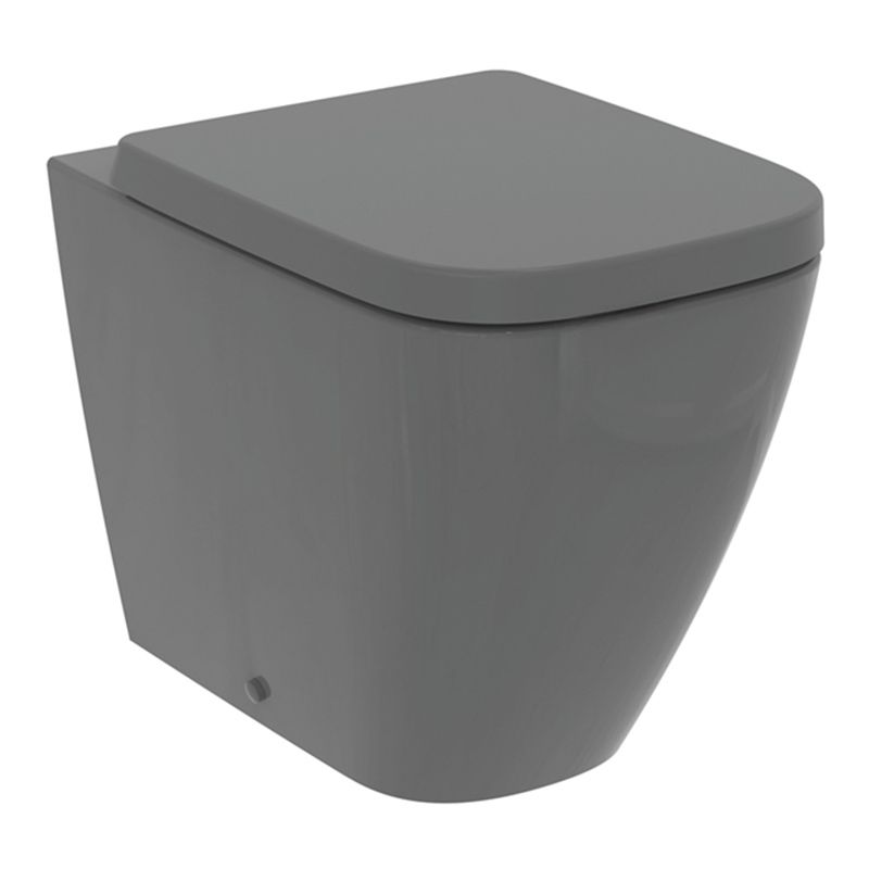 Ideal Standard I.life B Back To Wall Toilet Bowel - Gloss Grey - T461658 - TAP 'N' SHOWER