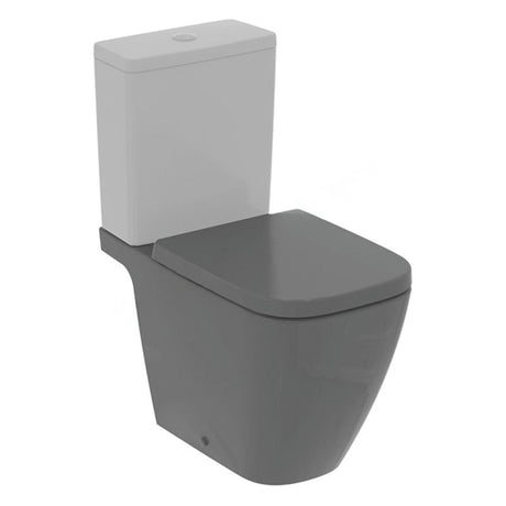 Ideal Standard i.life B Closed Coupled Open Toilet Bowl - Gloss Grey - T461258 - TAP 'N' SHOWER