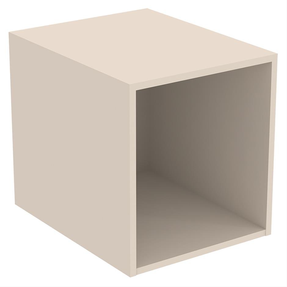 Ideal Standard I.life B Side Unit For Vanity Basins 1 Shelf 40cm - Sand Beige Matt - T5268NF - TAP 'N' SHOWER