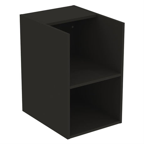 Ideal Standard I.life B Side Unit For Worktops 2 Shelves 40cm - Carbon Grey Matt - T5322NV - TAP 'N' SHOWER