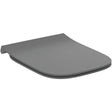 Ideal Standard i.Life B Slim Soft Close Toilet Seat - Gloss Grey - T500358