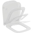 Ideal Standard i.Life B Slim Soft Close Toilet Seat - White - T500301