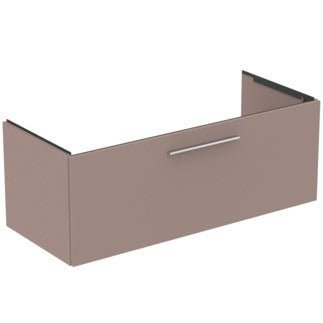 Ideal Standard i.life B Vanity Unit with 1 Drawer 1200mm - Greige Matt - T5515NH - TAP 'N' SHOWER