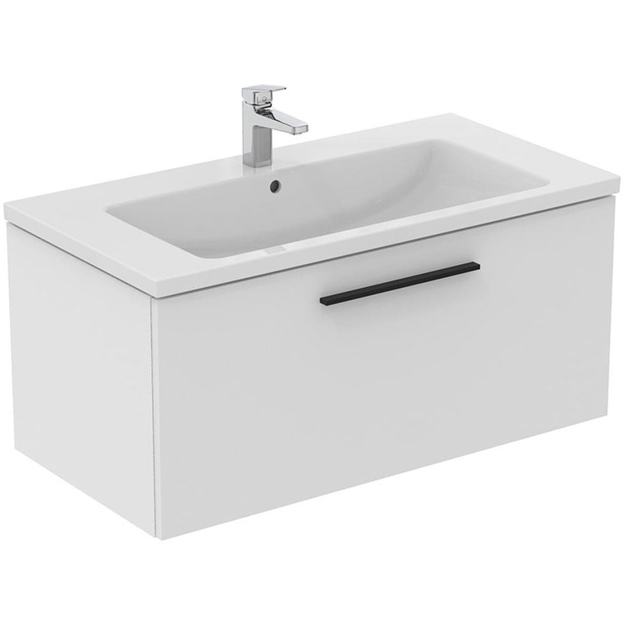 Ideal Standard i.life B Vanity Unit with 1 Drawer 1200mm - Matt White - T5515DU - TAP 'N' SHOWER