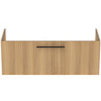 Ideal Standard i.life B Vanity Unit with 1 Drawer 1200mm - Natural Oak - T5515NX - TAP 'N' SHOWER