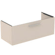 Ideal Standard i.life B Vanity Unit with 1 Drawer 1200mm - Sand Beige Matt - T5515NF - TAP 'N' SHOWER