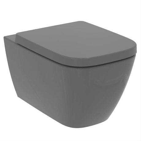 Ideal Standard i.life B Wall Mounted Toilet Pan ONLY - Gloss Grey - T461458