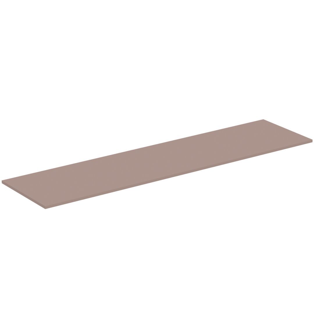 Ideal Standard I.life B Worktop 200cm For Vessel Installation - Greige Matt - T5287NH - TAP 'N' SHOWER