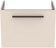 Ideal Standard i.life Compact Wall Hung Vanity Unit 1 Drawer 600mm - Sand Beige Matt - T5292NF - TAP 'N' SHOWER
