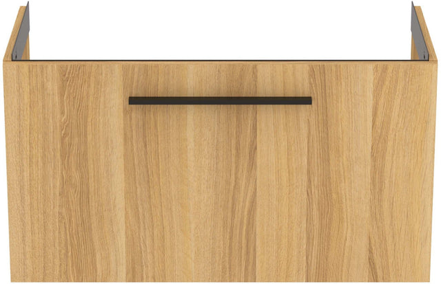 Ideal Standard i.life Compact Wall Hung Vanity Unit 1 Drawer 800mm - Natural Oak - T5294NX - TAP 'N' SHOWER
