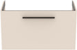 Ideal Standard i.life Compact Wall Hung Vanity Unit 1 Drawer 800mm - Sand Beige Matt - T5294NF - TAP 'N' SHOWER