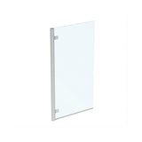Ideal Standard I.Life Hinged LH Bathscreen 1500mm High x 815mm Wide 8mm Glass - Bright Silver - T4885EO - TAP 'N' SHOWER