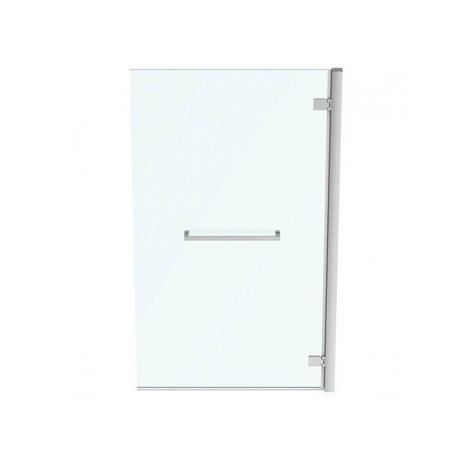Ideal Standard I.Life Hinged RH Bathscreen with Towel Rail 1500mm High x 900mm Wide 8mm Glass - Bright Silver - T4888EO - TAP 'N' SHOWER