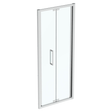 Ideal Standard I.life Infold Door W/ Idealclean Clear Glass - Bright Silver - T4928EO - TAP 'N' SHOWER