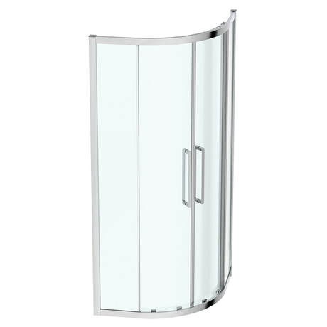 Ideal Standard I.life Quadrant Enclosure With Idealclean Clear Glass 900mm X 900mm - Bright Silver - T4957EO - TAP 'N' SHOWER