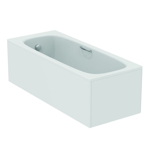 Ideal Standard i.Life Rectangular 0 Tap Hole Water Saving Bath with Grips 1700mm x 700mm - White - T478201