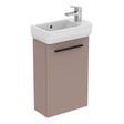 Ideal Standard i.life S 1 450mm 1 Door Vanity Unit ONLY (Handles Sold Separately) - Matt Griege - T5296NH - TAP 'N' SHOWER