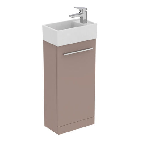 Ideal Standard i.life S 350mm 1 Door Vanity Unit ONLY (Handles Sold Separately) - Matt Griege - T5303NH