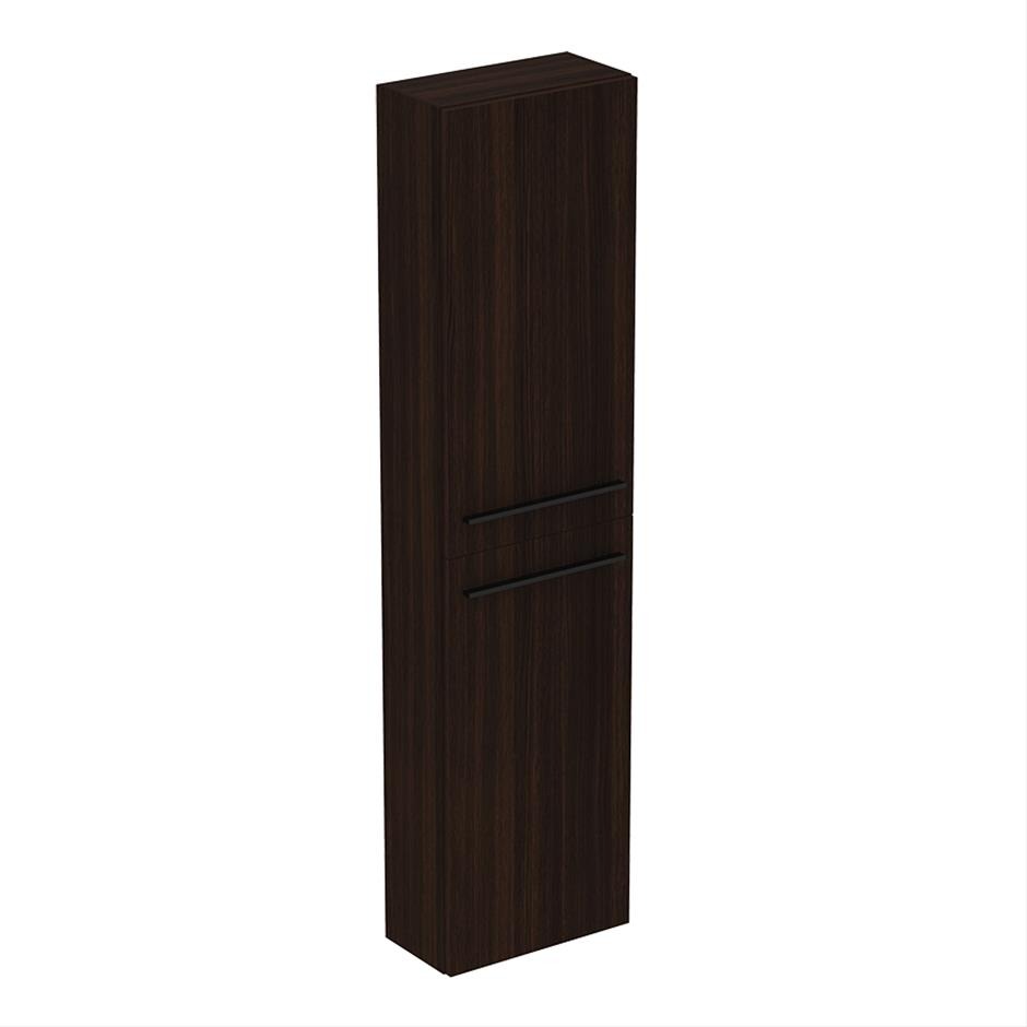 Ideal Standard I.life S 2 Doors Compact Tall Column Unit 40cm - Coffee Oak - T5288NW