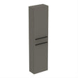 Ideal Standard I.life S 2 Doors Compact Tall Column Unit 40cm - Matt Quartz Grey - T5288NG