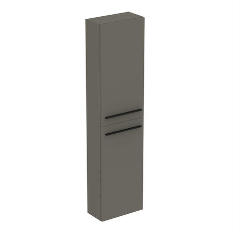 Ideal Standard I.life S 2 Doors Compact Tall Column Unit 40cm - Matt Quartz Grey - T5288NG