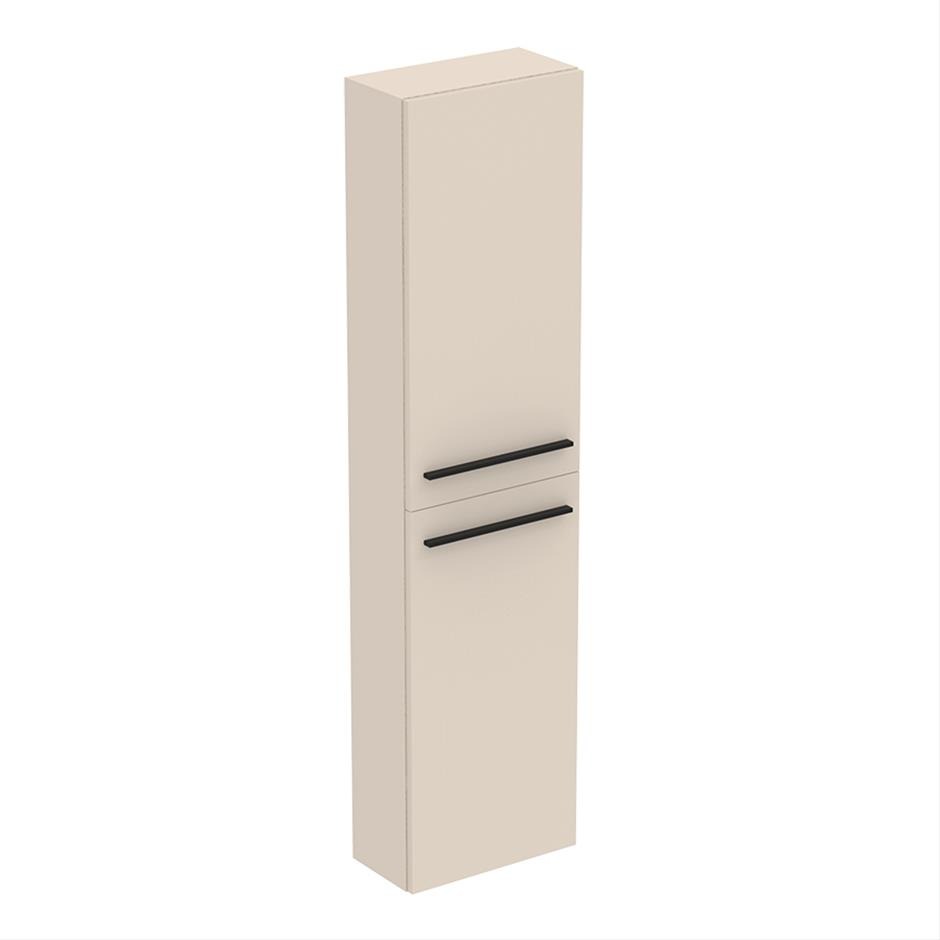 Ideal Standard I.life S 2 Doors Compact Tall Column Unit 40cm - Matt Sandy Beige - T5288NF