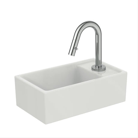 Ideal Standard i.life S Basin with 1 Tap Hole & No Overflow 370mm - White - E210901 - TAP 'N' SHOWER