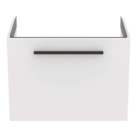 Ideal Standard I.life S Compact 1 Drawer Wall Hung Vanity Unit 600mm - Matt White - T5292DU - TAP 'N' SHOWER