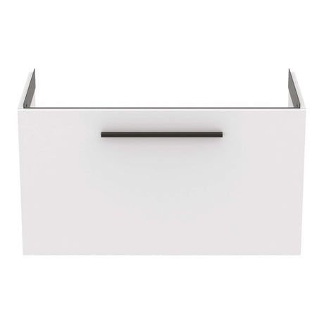 Ideal Standard i.Life S Compact 1 Drawer Wall Hung Vanity Unit 800mm - Matt White - T5294DU - TAP 'N' SHOWER