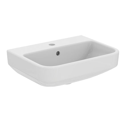 Ideal Standard i.Life S Compact White 1 Tap Hole Washbasin 500mm - T518501