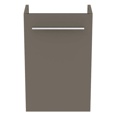 Ideal Standard I.life S T5302nx Guest Washbasin Unit With 1 Door 350mm - Quartz Grey Matt - T5302NG - TAP 'N' SHOWER