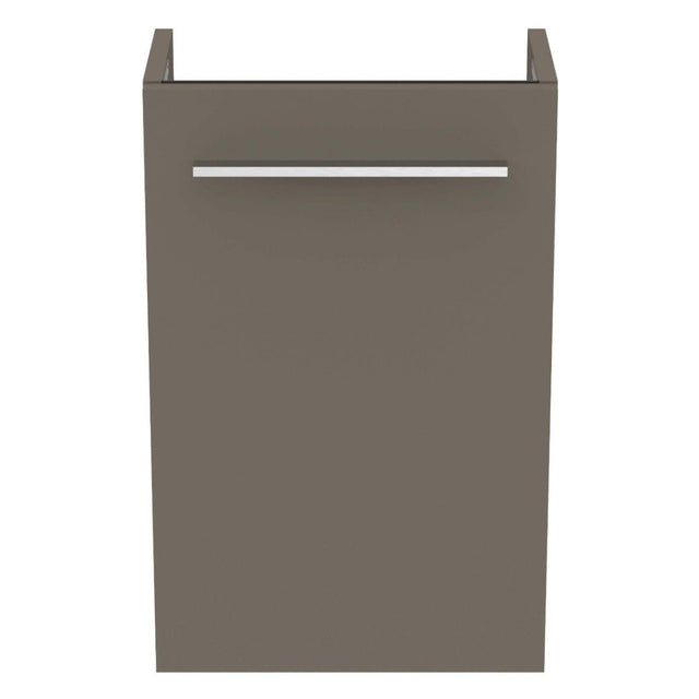 Ideal Standard I.life S T5302nx Guest Washbasin Unit With 1 Door 350mm - Quartz Grey Matt - T5302NG - TAP 'N' SHOWER