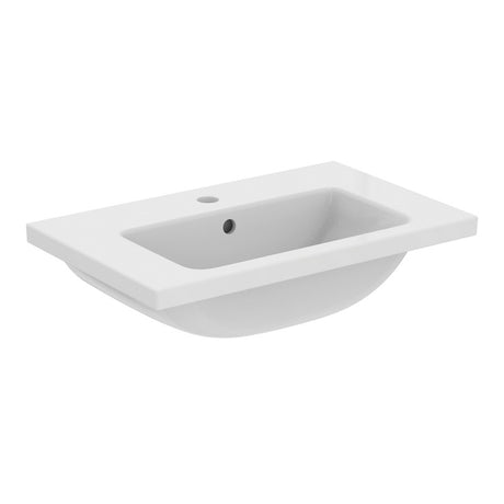 Ideal Standard i.Life S Vanity Compact White 1 Tap Hole Washbasin 600mm  - T459001