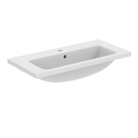 Ideal Standard i.Life S Vanity Compact White 1 Tap Hole Washbasin 800mm - T458901