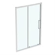 Ideal Standard I.life Slider Door W/ Idealclean Clear Glass 1400mm - Bright Silver Finish - T4973EO - TAP 'N' SHOWER