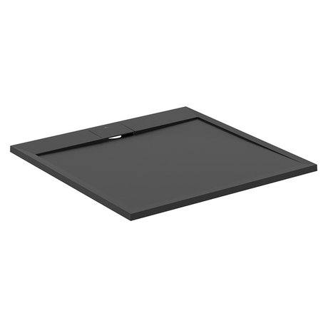 Ideal Standard i.life Ultra Flat 1000mm x 1000mm Shower Tray - Jet Black - T5234FV - TAP 'N' SHOWER