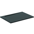 Ideal Standard i.life Ultra Flat 1000mm x 700mm Shower Tray - Jet Black - T5240FV - TAP 'N' SHOWER