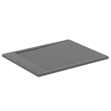 Ideal Standard i.life Ultra Flat 1000mm x 900mm Shower Tray - Concrete Grey - T5231FS - TAP 'N' SHOWER