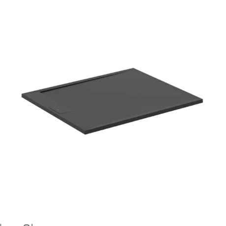 Ideal Standard i.life Ultra Flat 1200mm x 1000mm Shower Tray - Jet Black - T5228FV - TAP 'N' SHOWER