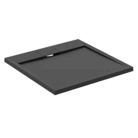 Ideal Standard i.life Ultra Flat 1200mm x 1200mm Shower Tray - Jet Black - T5242FV - TAP 'N' SHOWER