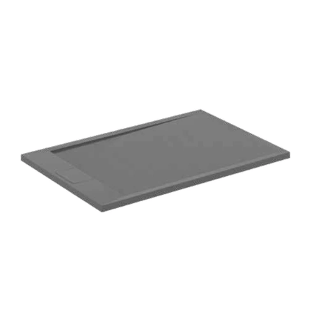 Ideal Standard i.life Ultra Flat 1200mm x 700mm Shower Tray - Concrete Grey - T5233FS - TAP 'N' SHOWER