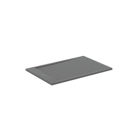 Ideal Standard i.life Ultra Flat 1200mm x 900mm Shower Tray - Concrete Grey - T5221FS - TAP 'N' SHOWER