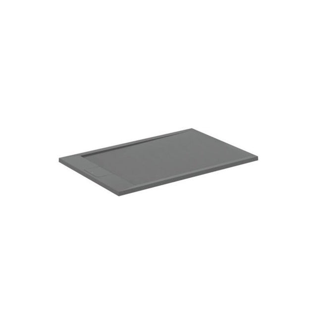 Ideal Standard i.life Ultra Flat 1200mm x 900mm Shower Tray - Concrete Grey - T5221FS - TAP 'N' SHOWER